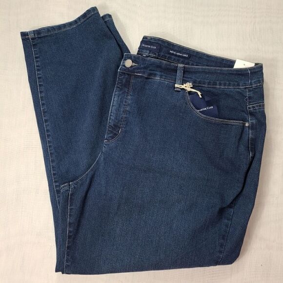 Charter Club Plus Bristol Skinny Mid-Rise - Picture 3 of 10